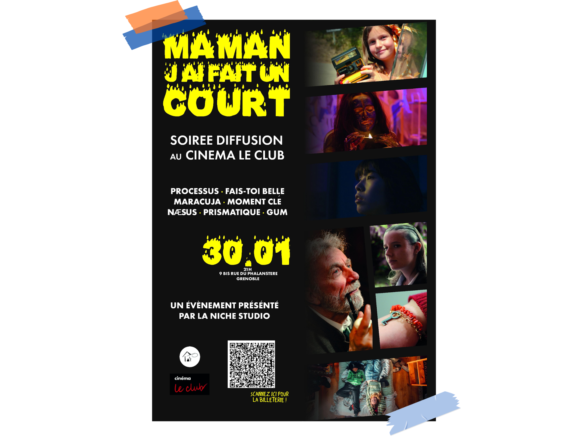 Lire la suite à propos de l’article Maman j’ai fait un court, une soirée projection du cinéma indépendant Grenoblois